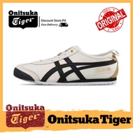 【SG Outlet Store】Onitsuka Tiger MEXICO 66 Black White for men and women classic casual shoes