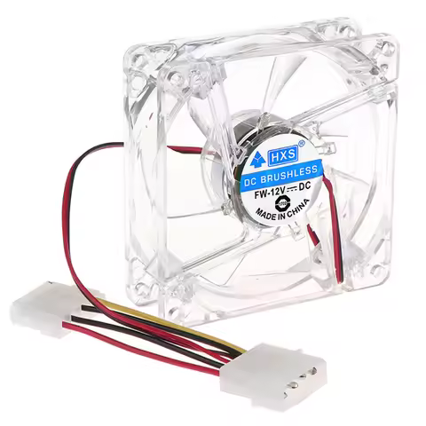 80mm Computer CPU Fan Cooler LED Computer PC Case Cooling Fan Ultra Silent Heatsink 80x80mm rgb ligh
