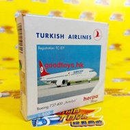 全新 HERPA WINGS 1/500 BOEING 波音 737-400 ANTALYA 飛機 TURKISH AIRLINES 土耳其航空