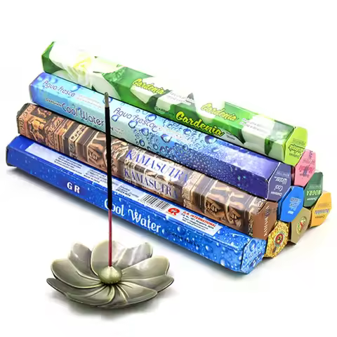 Y 20 Sticks Indian Incense White Sage Meditation Lavender Yoga Sea Breeze Love Incense Purifying Air