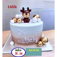 Reindeer cake, model cake, display, photography props, bakery