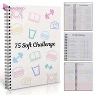 [Menolana] 75 Soft Challenge Journal Organizer Notepad Workout Log 75 Day Soft Challenge Planner
