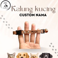 T1. Kalung kucing Custom Nama# kalung kucing custom nama murah
