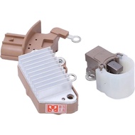 Alternator Regulator Set 2770064130, Alternator Voltage Regulator with Brush Holder 1260001810 Repla