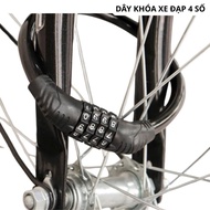 Anti-Theft Bicycle Lock with 4-Digit Password, 4-digit Bicycle Lock