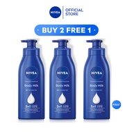 [BUY 2 FREE 1] NIVEA Body Milk - Intensive Moisture (380ml x3)