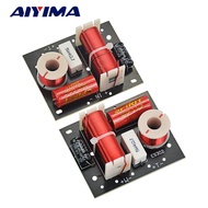 AIYIMA 2Pcs 2 Ways 80W Audio Speaker crossover Treble+Bass Frequency Divider Crossovers speaker Filt