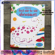 First Dinosaurs dot-to-dot activity book with sticker