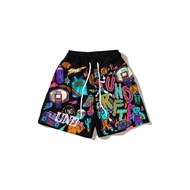 Casual Shorts Undrafted "ELEMENTAL" Mesh Men Short (Black) Preppy Style Sports Shorts 2026 New Youth