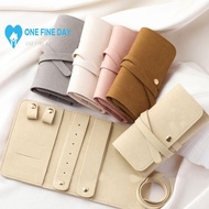 Multifunctional Travel Bag Roll Bag Earrings Ring Necklace Bag Storage G2u9