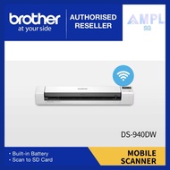 Brother Portable Document Scanner DS-940DW | Wireless Scan | 2 -SIDED SCAN | Portable document scann