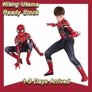 ✐♠halloween kanak kostum avengers marvel legends spiderman baju budak lelaki superhero cosplay costume suit kids boy 蜘蛛俠