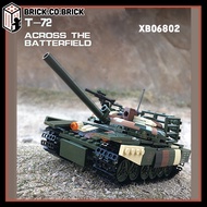 Đồ Chơi Lắp ráp Mô hình Military Moc Army Xếp Hình Xe Tăng Chiến Đấu Quân Sự T72 XB06802