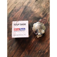 CB 100 125 Tank Cap Chrome key