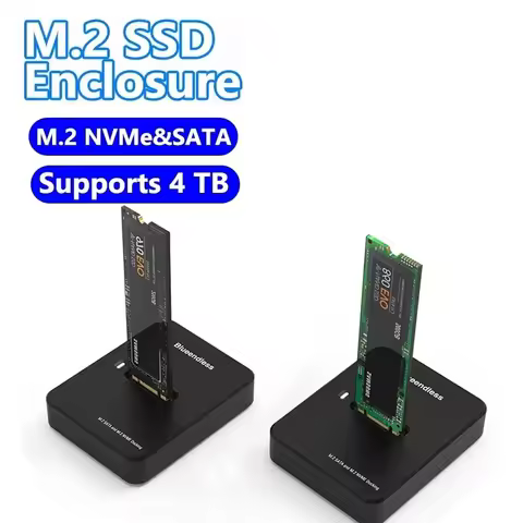 External SSD Hard Disk M.2 SSD Enclosure 10Gbps Online Reading Writing Speed SSD Case For M.2 NVME S