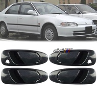 Honda Civic SR4 SR3 EG EG6 EG8 EG9 1992-1995 Outer Door Handle Exterior (Black) Civic EG EH