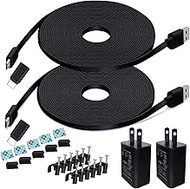 26FT Power Extension Cable Charger for Blink Outdoor 4 (4th Gen)/(3rd Gen)/XT2, Wyze Cam v3/v3 Pro,R
