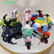 CYBERPULSE Motorcycle Model, Vehicle Toy Electric Scooter Mini Motorcycle, Home Decor Cartoon Cute M