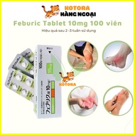 Japanese Gout Support Pills Feburic Tablet 10mg 100 pills
