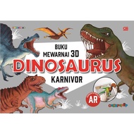 Gramedia - 3D Coloring Book: Dinosaurs: Carnival