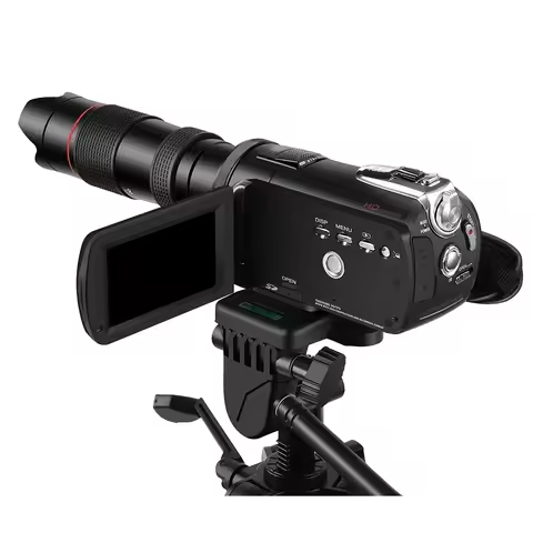ORDRO Telescope for Camera 12X Telescope Lens for DSLR Camera Camcorder Smartphone External Accessor