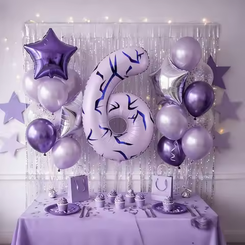 40inch Number 0-9 Balloons , five-pointed star balloon for K-pop Themed Parties, Birthdays, Annivers