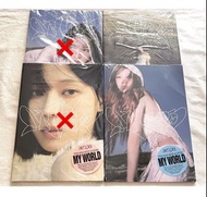 Aespa全新未拆專輯 小卡 AESPA - MY WORLD (3RD MINI ALBUM) [INTRO VER.] Karina Giselle Winter Ningning