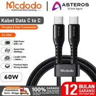 MCDODO USB Type C to Type C Fast 60w Nylon Braided Cable 20cm 1m 2M 3m