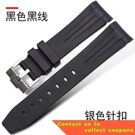 Silicone Rubber Watch Band Male Substitute ComasL3Rolex Black Green Water Ghost Tag Heuer20mm HCLA