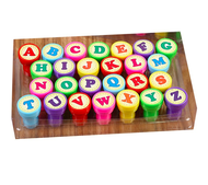 Baby Bee Alphabet Number Stamp Chop Reward Dinosaur Emoji Animal Carton Set Nombor Abjad Huruf Setem