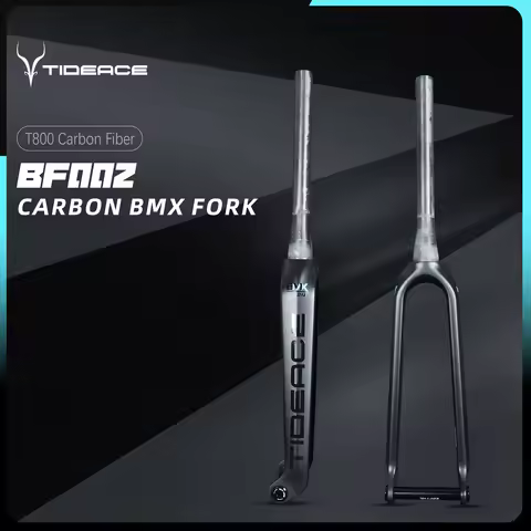 Tideace 24er Carbon BMX Cruiser Forks 24'' Carbon Forks Bmx Racing Carbon Bike Fork T800+T1000 BMX F