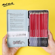 Mont Marte premium sketching pencil set - Hardness 2H, H, F, HB, B, 2B, 3B, 4B, 5B, 6B, 7B, 8B - Box