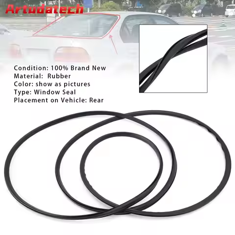 Artudatech Rear Windshield Windscreen Seal Rubber For Honda Civic EK3 EK4 EJ8 EJ9 EL4 Car Accessorie