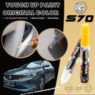 [Proton S70] Car Touch Up Paint Pen   2-in-1 All Color  Repair Paint Scratch Stone Chip DIY Repair C