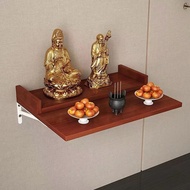 Wall-Mounted Buddha Shrine Buddha Cabinet Shrine Buddha Shrine Enshrine God of Wealth Guanyin Bodhis