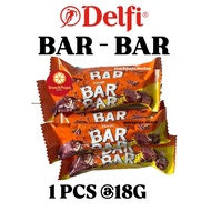 DELFI WAFER BAR [1 PCS @18G] | DELFI CHOCOLATE | BAR-BAR CHOCOLATE | DELFI TOP BAR BAR | DELFI CHOCO