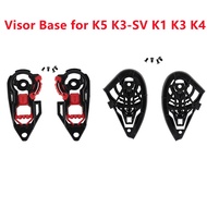 ✘✔ Motorcycle Helmet Parts Accessories Helmet Visor Base Lock for AGV K3 K4 K1 K3SV K5 Casco Moto Mechanism Capacete Shield Lock