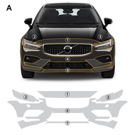 สำหรับวอลโว่ V60 2019-2024ฟิล์มป้องกันรถใส Airspeed TPU ฟิล์มป้องกันสีรถยนต์อุปกรณ์เสริมภายนอกรถยนต์