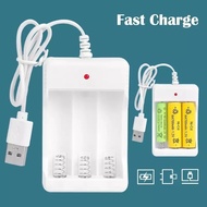 3-Slot Charger Battery Charger AA and AAA Battery Charger yusughi Rechargeable Battery/