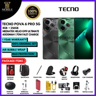 [NEW] Tecno Pova 6 Pro 5G (RAM 12GB + 256GB ROM) Original Tecno Malaysia