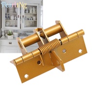 PEARLTH Spring Loaded Hinge, 4 Inches Automatic Closing Self Closing Door Hinge, Multifunctional yel