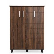Modern Shoe Cabinet 3 Door 6 Tier / Multipurpose Cabinet