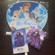 FGO 三週年 扇子 咭貼 杯墊