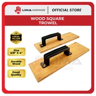 Wood Square Trowel, Penyedok Kayu, Kulir Kayu 木抹子 - 3/8Inch X 4Inch