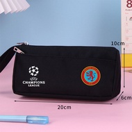 Haoyuan Aston Villa Pencil Case Student Double-Layer Large-Capacity Stationery Pencil Bag Fashion Bo