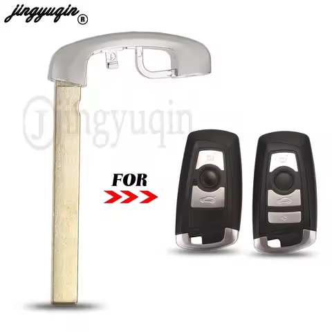 jingyuqin Remote Car Key Blade Fob For BMW F10 F20 F30 Z4 X1 X3 X4 M1 M2 M3 E90 Blank Replacement