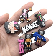 Cute Kaws Star Croc Accessories Ape Simpson Jibbits Charm Bearbrick Jibitz Crocks Shoe Charms Pins Decoration for Women