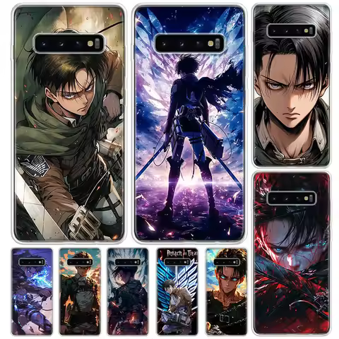 A-Attack on T-Titan Levi Cover For Samsung Galaxy S8 S9 Plus S10 Lite Note 8 9 10 Pro 20 Ultra S7 Ed