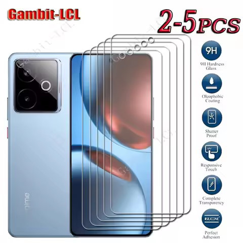 2-5PCS 9H HD Tempered Glass For Realme GT 7T 6.8" RealmeGT7T GT7T GT7 GT 7 RMX5085 RMX5061 Screen Pr