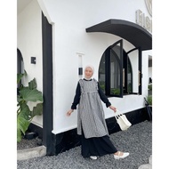 Cayra Set 2in1 Inner and Outer Suit Dress for Adult Women's Invitation Wolfice Material Latest Gamis